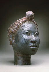 Krönt huvud av en Oni, Ife, 1100-talet - 1400-talet